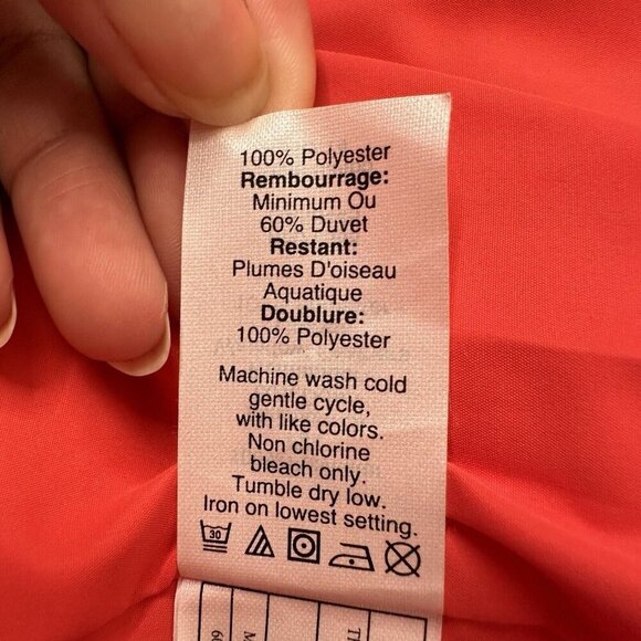 J Crew Quilted Puffer Vest Women's XXS Red Down Fill Pockets Hiking Athleisure - Picture 10 of 14